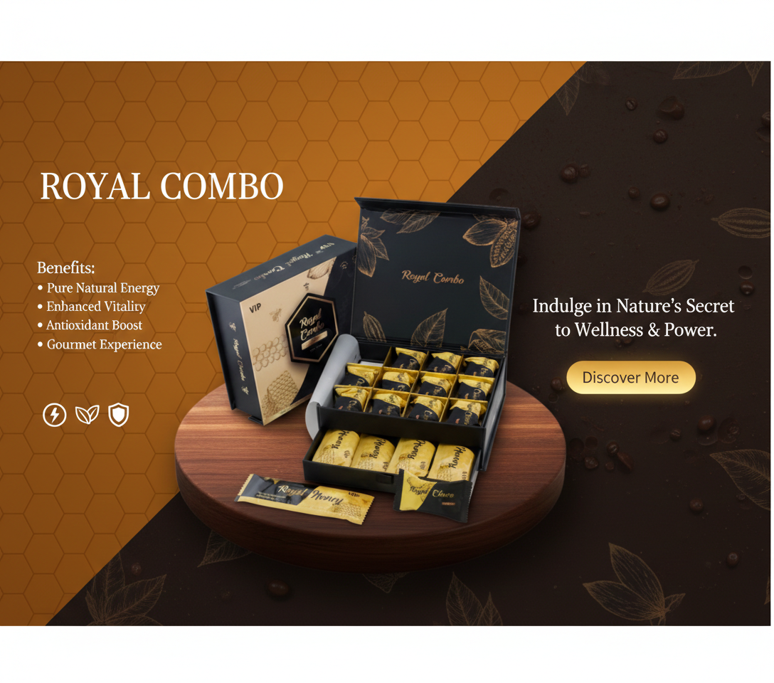 Royal combo Extreme Energy Chocolate + Honey 24 count Box