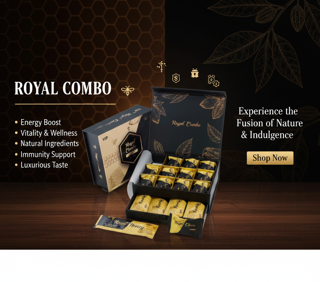 Royal combo Extreme Energy Chocolate + Honey 24 count Box