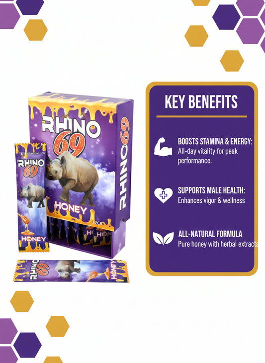 Rhino 69 Honey Packets Male Enhancer 10g Magic Honey Sachet With Gold Honey Packets all flavours