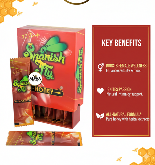 Red Spanish Fly Honey, Pack Of 12 Sachets