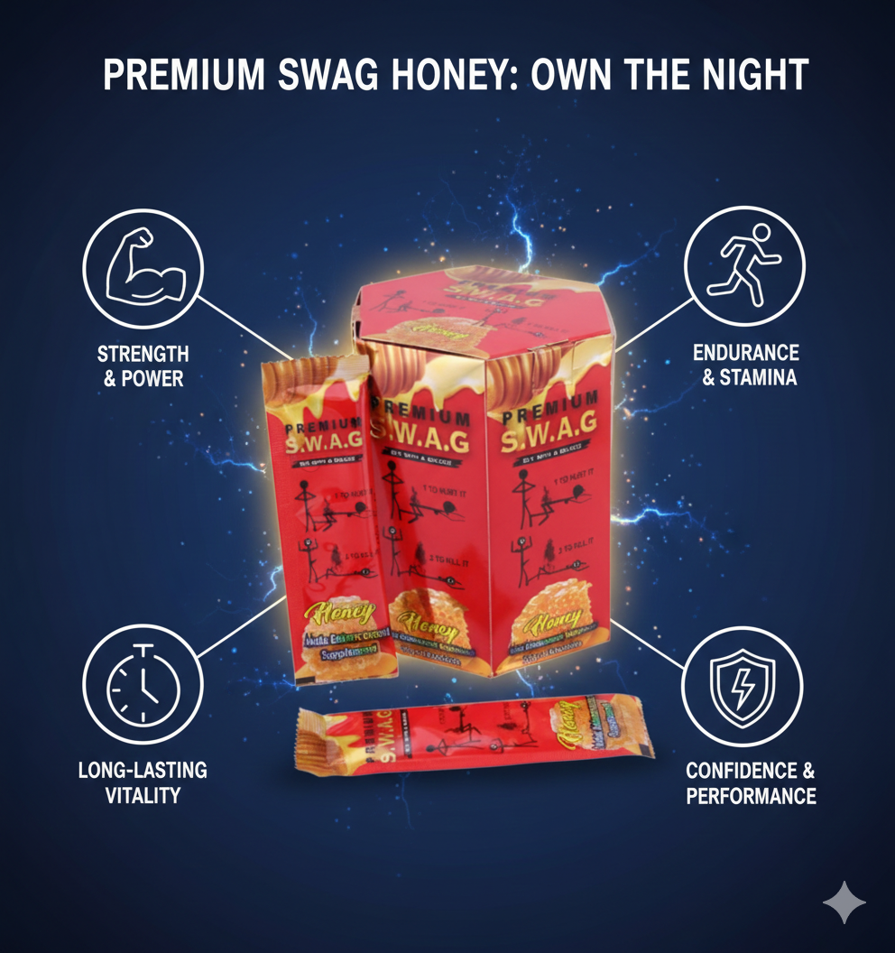 SWAG  Honey Brand Royal VIP Honey SACHETS (24 Count, Hexagon Box)