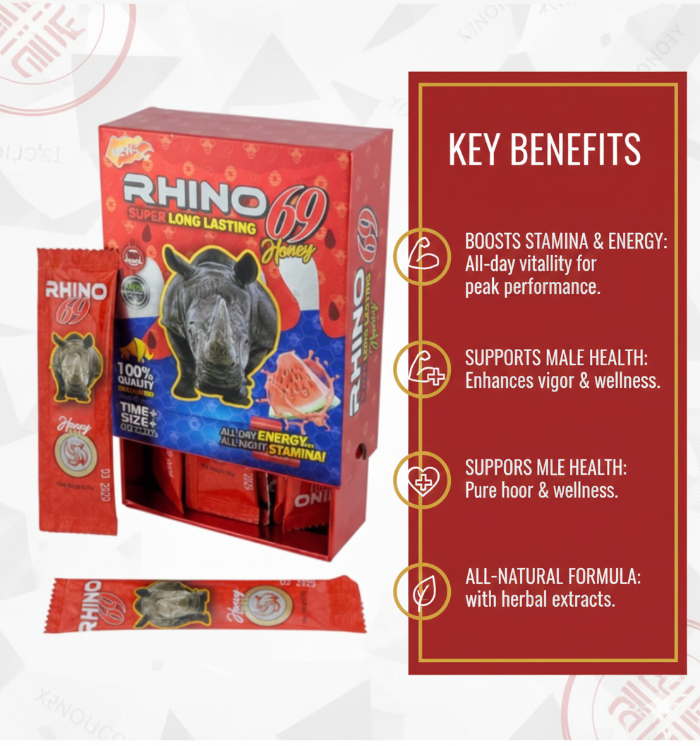 Rhino 69 Honey Packets Male Enhancer 10g Magic Honey Sachet With Gold Honey Packets all flavours