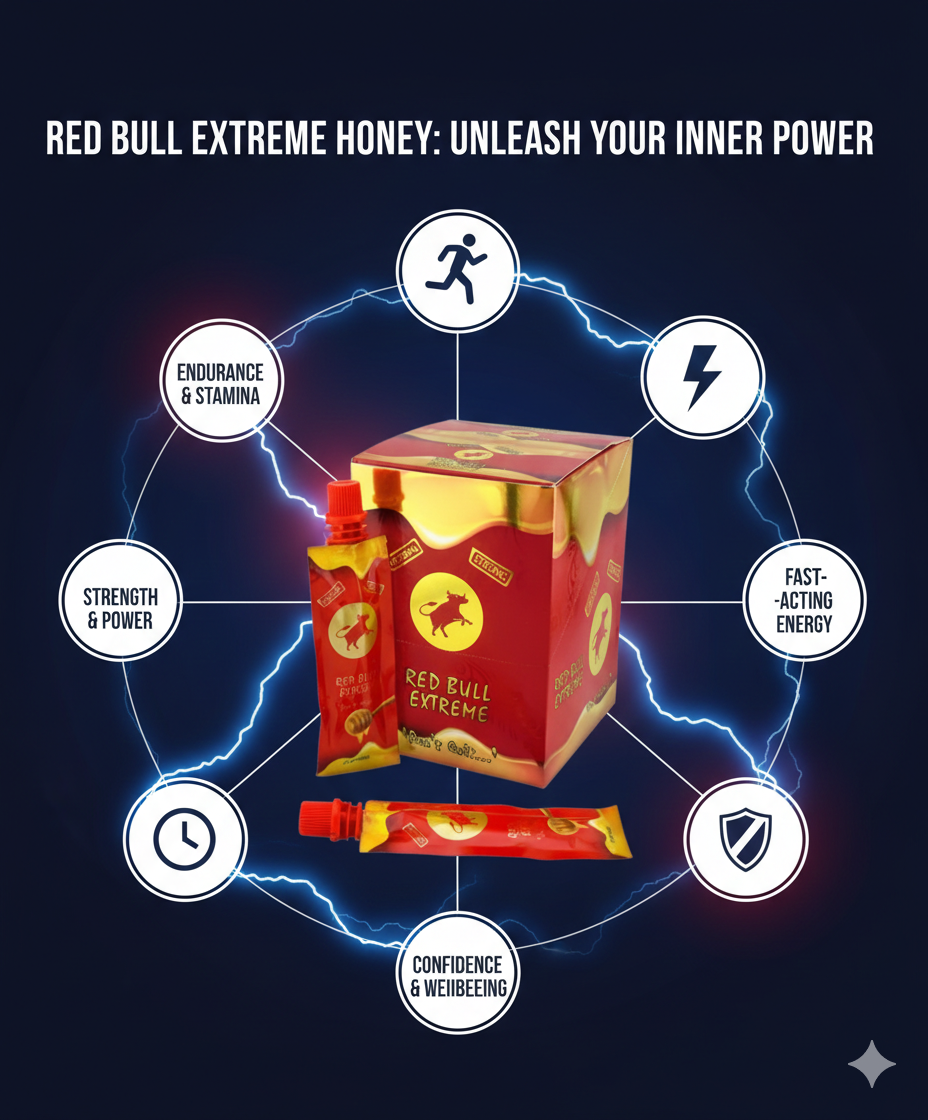 Red Bull Extreme Honey, Don’t Quit, 12 Pouches