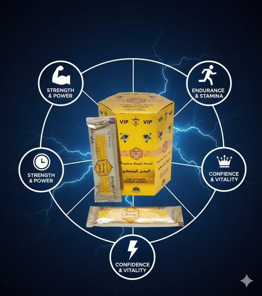 Vip Hexagonal Honey SACHETS (24 Count, Hexagon Box