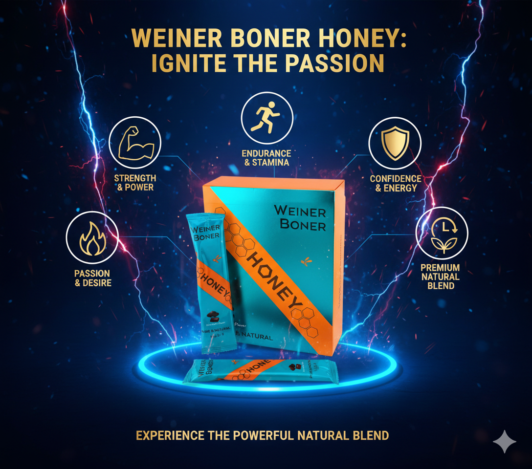 Weiner Boner Honey – Pure & Natural Chocolate Flavor – 12 Spoons