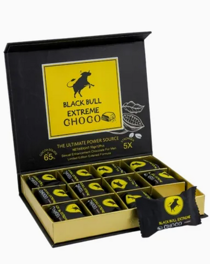 BLACK BULL EXTREME 5X STRONGER MALE ENHANCEMENT CHOCOLATE FOR MEN