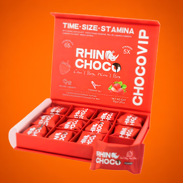 Rhino Choco VIP Premium Dark Chocolate Bites (12-Count Box)