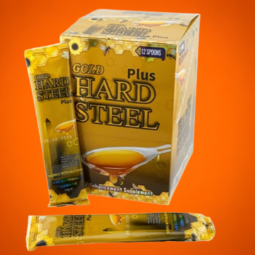 Gold Hard Steel Plus Honey Spoon