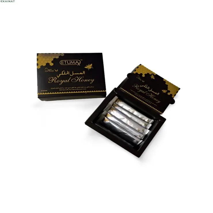 Etumax Honey For Him 6 AND 12, 24 sachets x 10g Original SACHETS (24 Count, Hexagon Box)