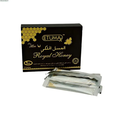 Etumax Honey For Him 6 AND 12, 24 sachets x 10g Original SACHETS (24 Count, Hexagon Box)